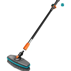 Scopa Gardena Cleansystem con manico S e spazzola Soft