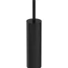 Scopino bagno a libera installazione 8x37,5 cm nero