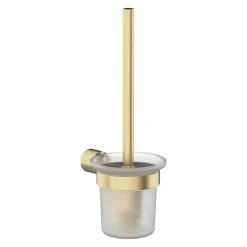 Scopino bagno a parete 12,2x33,2 cm oro spazzolato