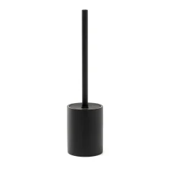 Scopino bagno Brenda in resina nero matt