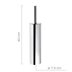 Scopino bagno Edera Plus H 40 cm cromato