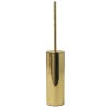 Scopino bagno Elettra in acciaio inox oro