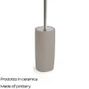 Scopino bagno Kelly in ceramica tortora chiaro
