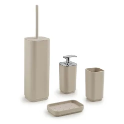 Scopino bagno Seventy in resine termoplastiche beige matt