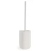 Scopino bagno Ylenia in resina bianco matt