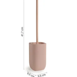 Scopino bagno Ylenia in resina rosa matt