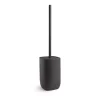 Scopino bagno Ylenia in resina nero matt