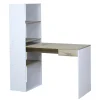 Scrivania da parete in pannello truciolare 120x51x75 cm
