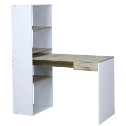 Scrivania da parete in pannello truciolare 120x51x75 cm
