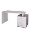 Scrivania in kit 3 cassetti Sarmog 154x55x76 cm bianco fiammato
