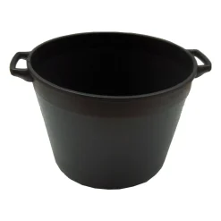 Secchio per macerie tondo 40 l nero
