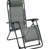 Sedia a sdraio reclinabile con braccioli Longwood verde scuro