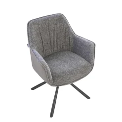 Sedia Aseat 81x62x61 cm Grigio 4 pz