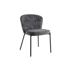 Sedia Cami 78x55x60 cm Grigio 4 pz