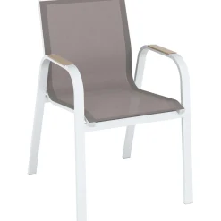 Sedia da giardino Butterfield in alluminio e textilene