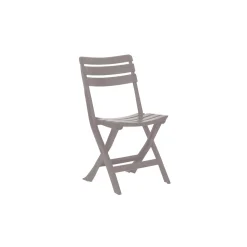 Sedia da giardino pieghevole Pinta in plastica cappuccino