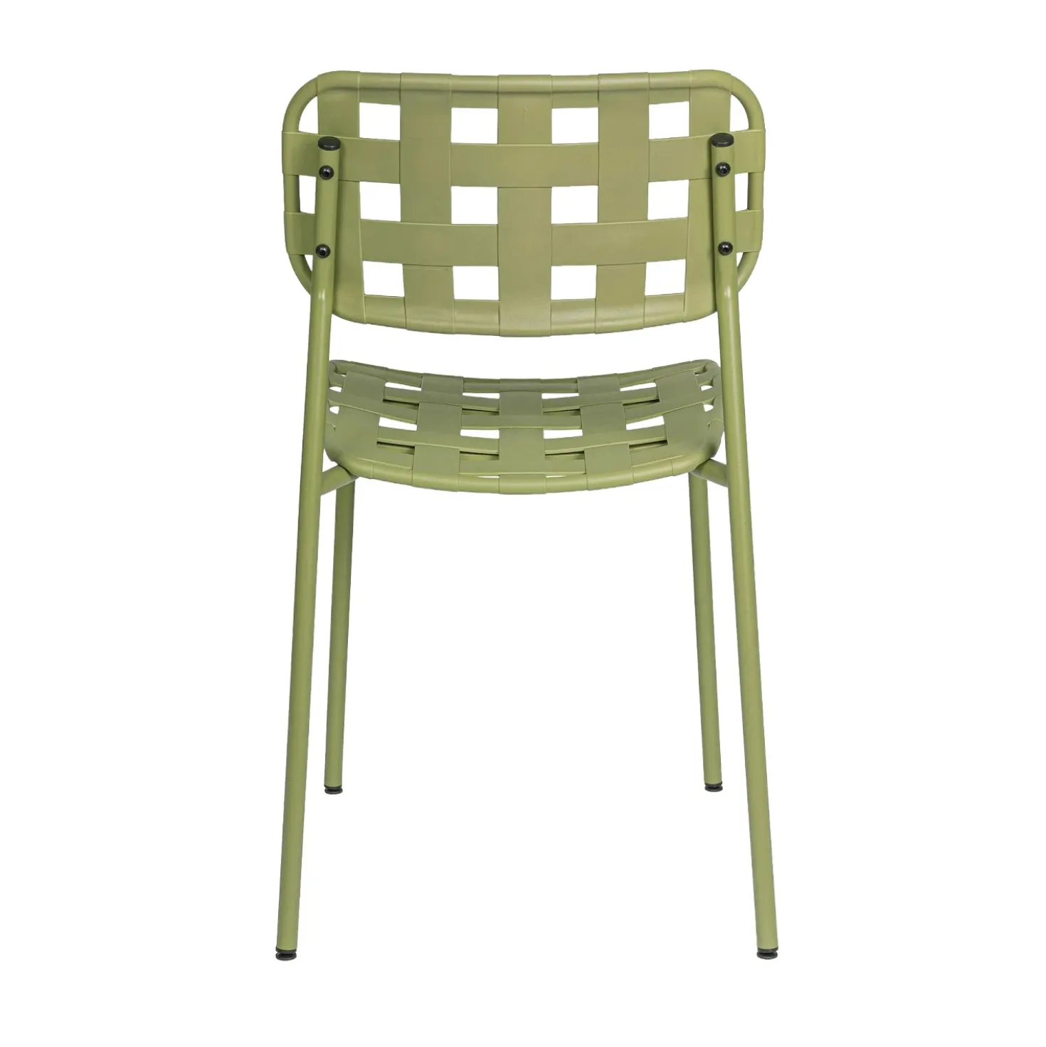 Sedia da giardino senza cuscino Clover in polipropilene verde turtle