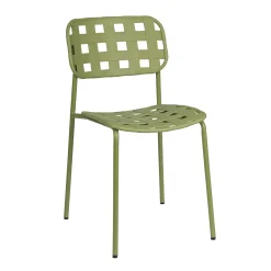 Sedia da giardino senza cuscino Clover in polipropilene verde turtle