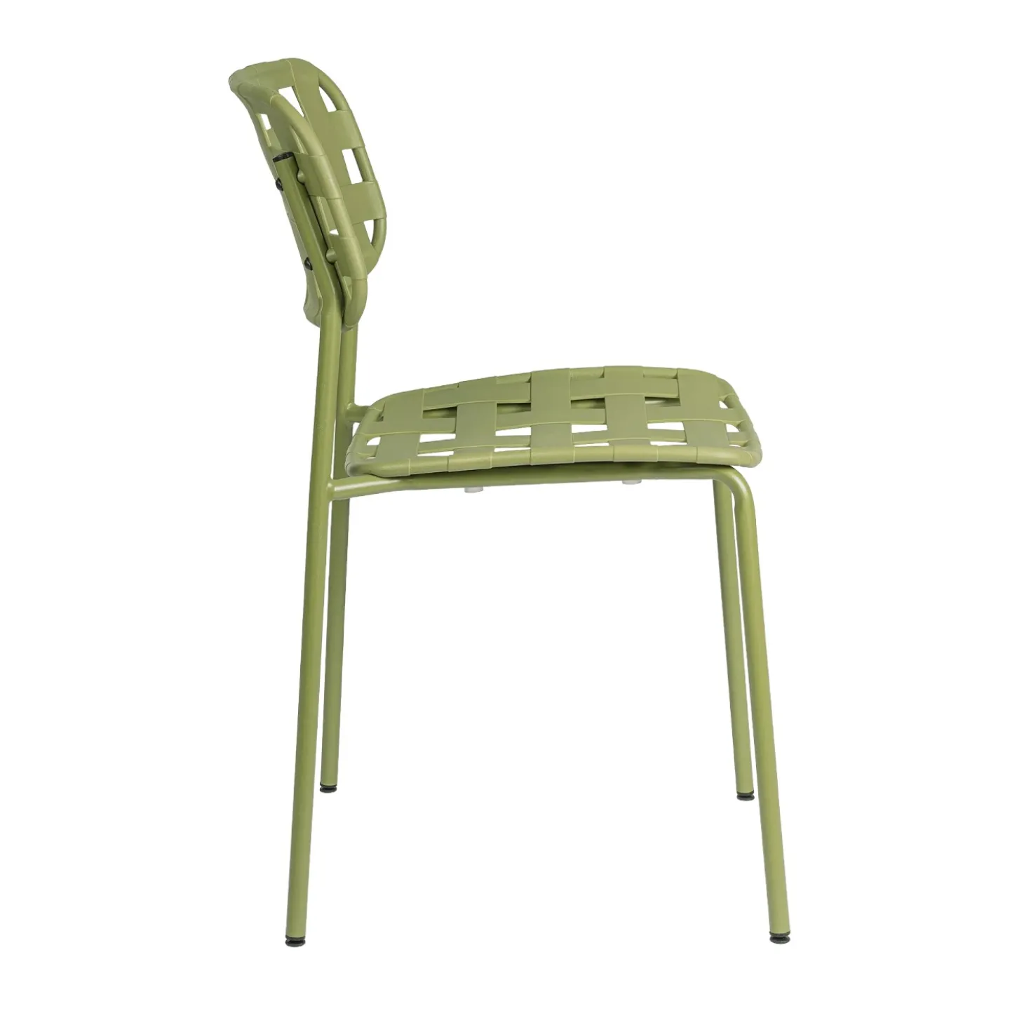 Sedia da giardino senza cuscino Clover in polipropilene verde turtle