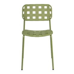 Sedia da giardino senza cuscino Clover in polipropilene verde turtle