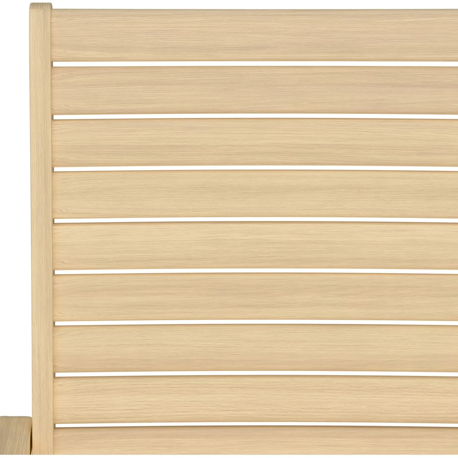 Sedia da giardino senza cuscino Canston in legno acacia