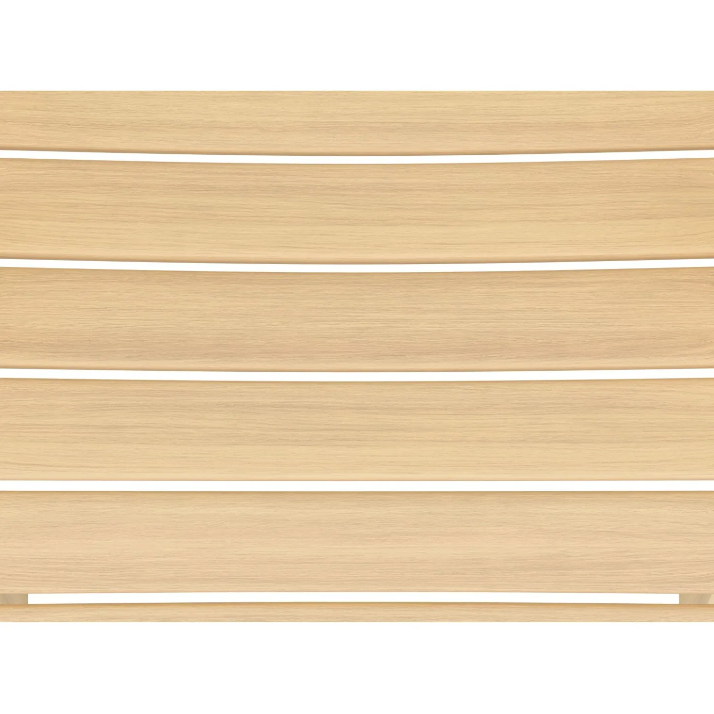 Sedia da giardino senza cuscino Canston in legno acacia