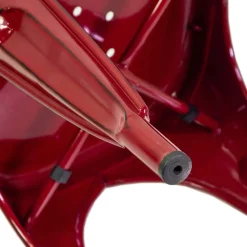 Sedia in ferro New bristol rosso antico