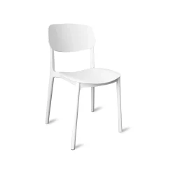 Sedia in polipropilene 51x38 H 58,5 cm bianco