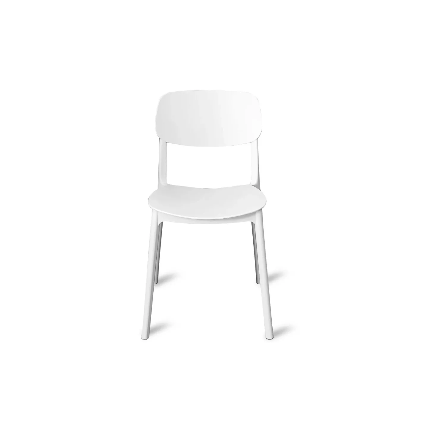 Sedia in polipropilene 51x38 H 58,5 cm bianco