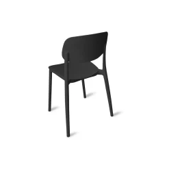 Sedia in polipropilene 51x38x79 cm nero