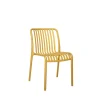 Sedia in polipropilene 55x41x77cm ocra