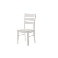 Sedia Lisa 46x54,5x99 cm Bianco 4 pz