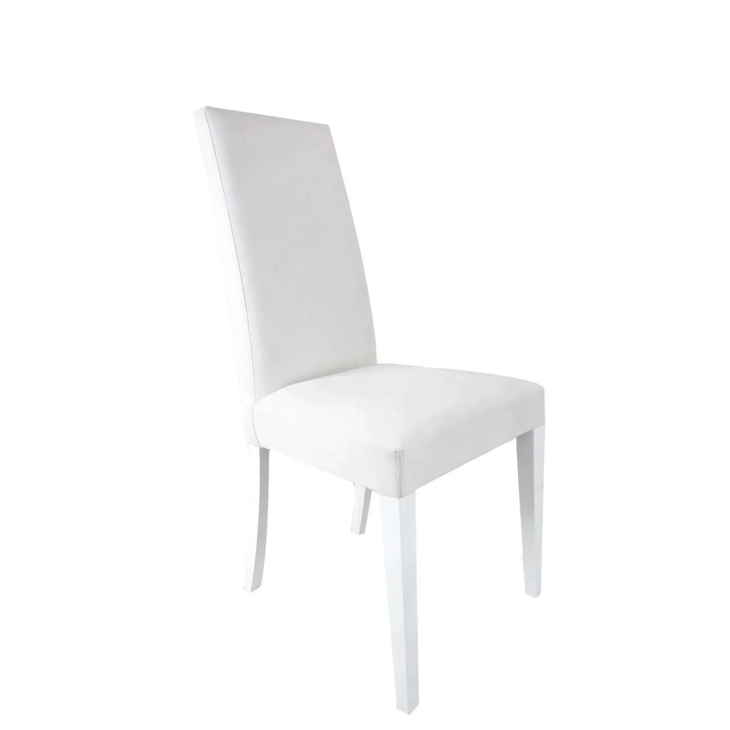 Sedia Nancy 101x47x47 cm Bianco 2 pz