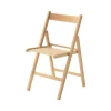 Sedia pieghevole Nancy 79x42,5x47,5 cm legno naturale 4 pz
