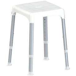 Sedile doccia regolabile 54x30x30 cm bianco