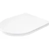 Sedile per WC sottile chiusura morbida 366x448 mm bianco