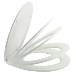 Sedile WC universale termoindurente Solution bianco