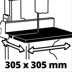 Sega a nastro Einhell TC-SB 200/1 taglio 80 mm 250 W