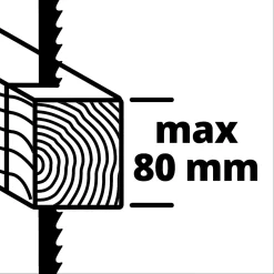 Sega a nastro Einhell TC-SB 200/1 taglio 80 mm 250 W