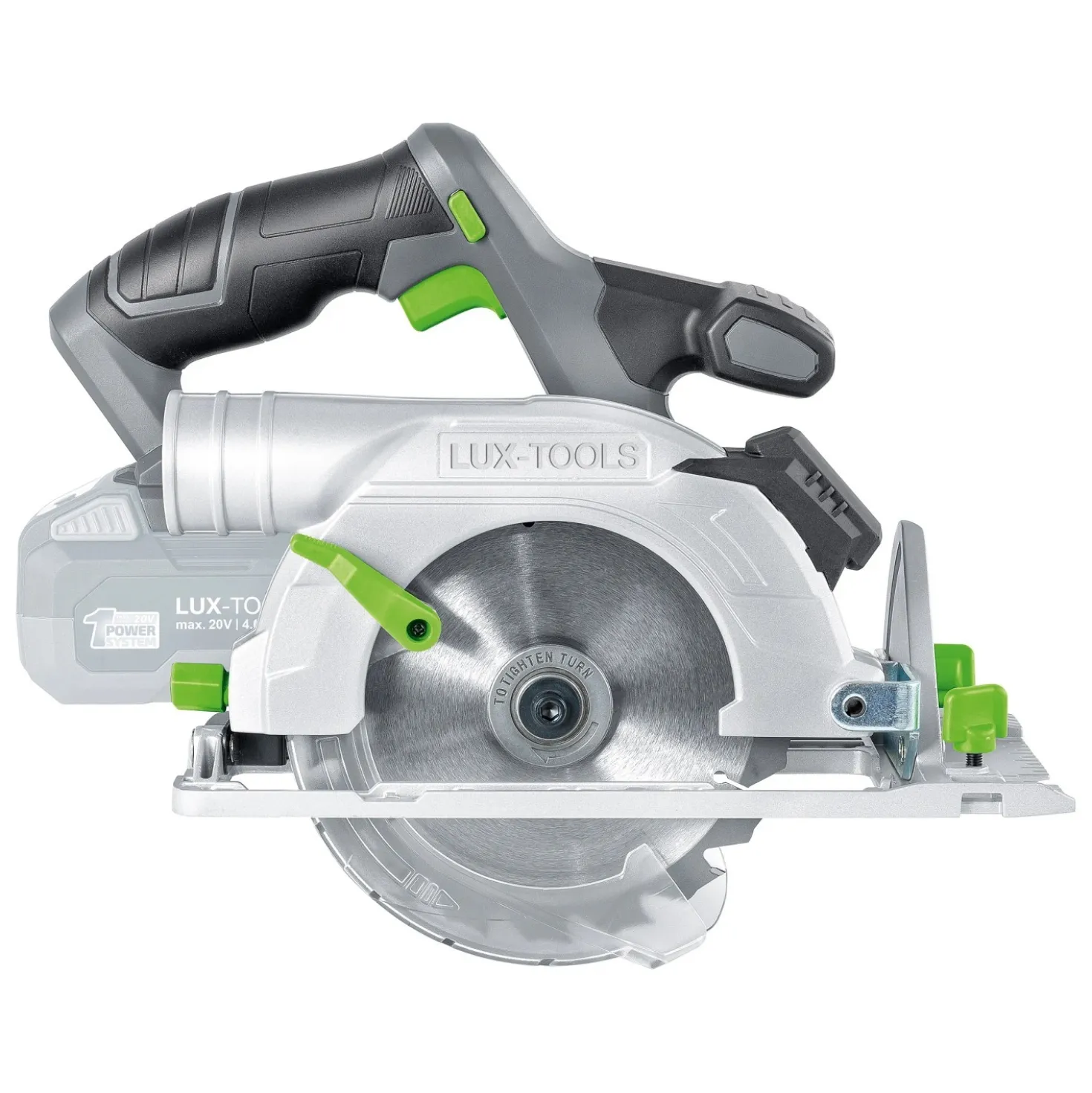 Sega circolare a batteria LUX A-KS-20/150 - Solo corpo macchina