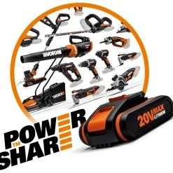 Sega circolare a batteria Worx WX531.9 PowerShare 20 V Solo