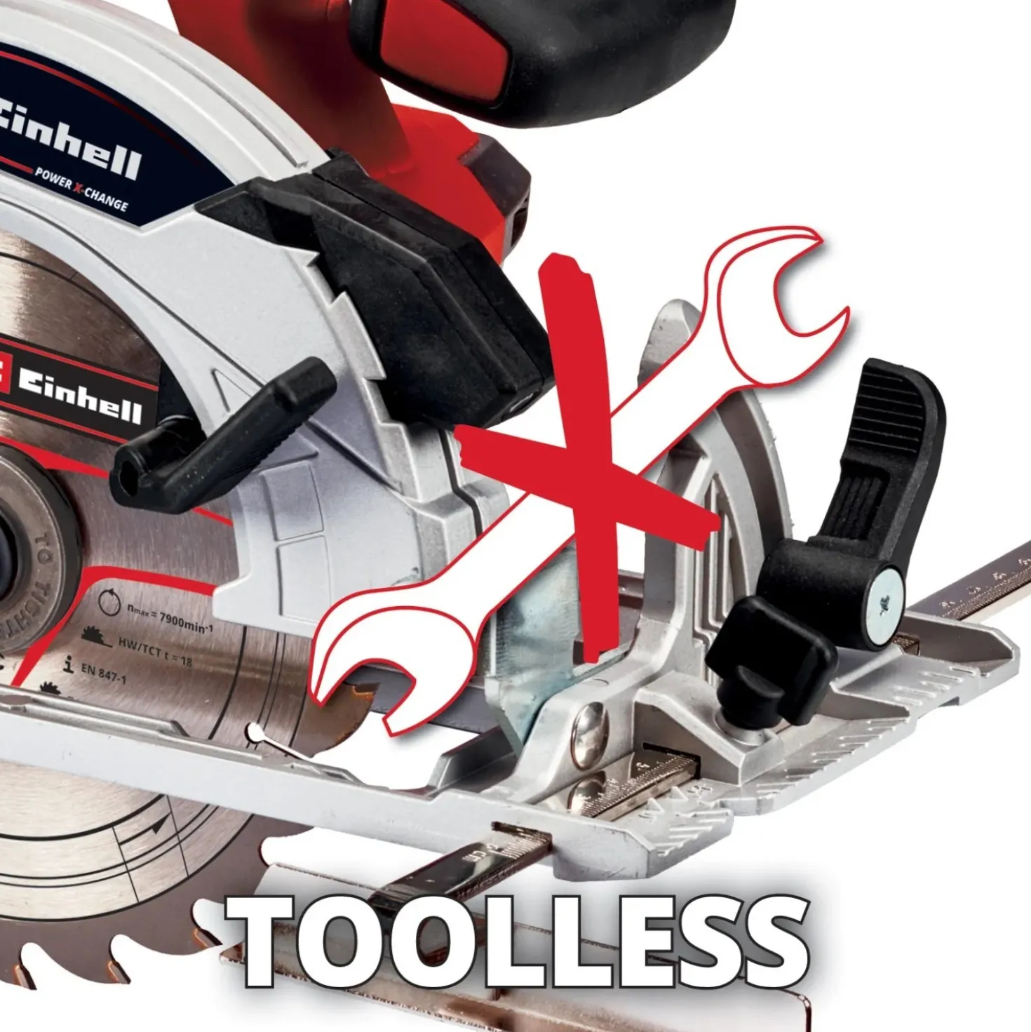Sega circolare Einhell TE-CS 18 / 165-1 Li lama Ø 165 mm