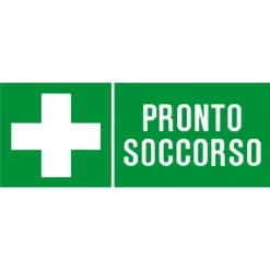 Segnaletica di sicurezza "Pronto soccorso" 31 x 14 cm