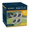 Segnapassi solare LED 115x20 cm 4 pz