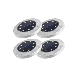 Segnapassi solare LED 115x20 cm 4 pz