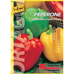 Semi orto maxi Peperone quadrato d`Asti
