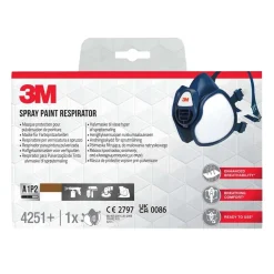 Semimaschera 3M per verniciatura a spruzzo riutilizzabile