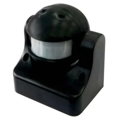 Sensore di movimento luci con interruttore IP44 nero