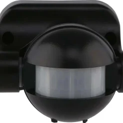 Sensore di movimento luci con interruttore IP44 nero