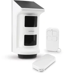Sensore volumetrico esterno antifurto con sirena Solar Guard Avidsen 110 dB